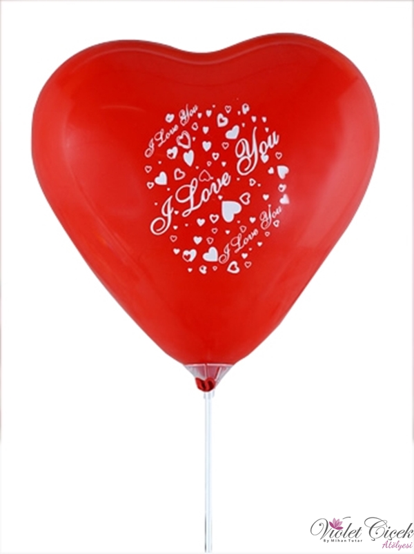 Kırmızı Kalp Balon